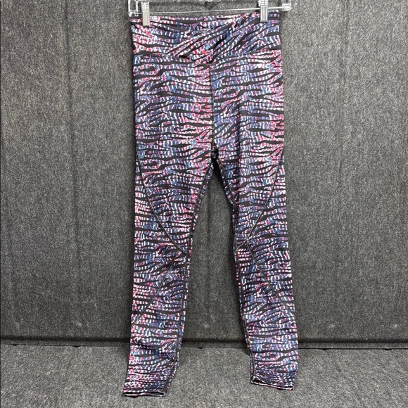 Womans Sportswear Other - Dynamic Pink and Blue Leggings for Active Wear